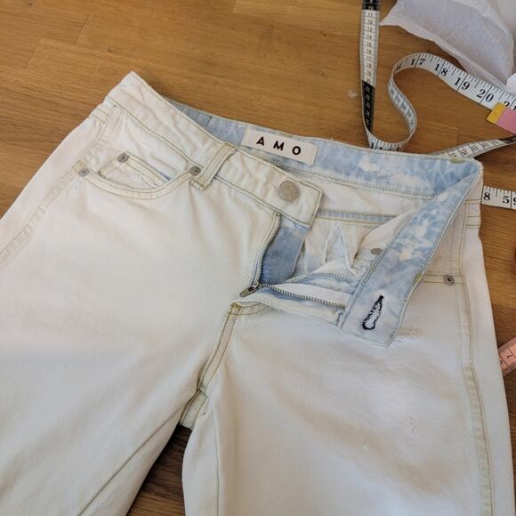 AMO x Revolve Twist Skinny Jean – Moon Destroy Distressed, Size 25 - Picture 8 of 16